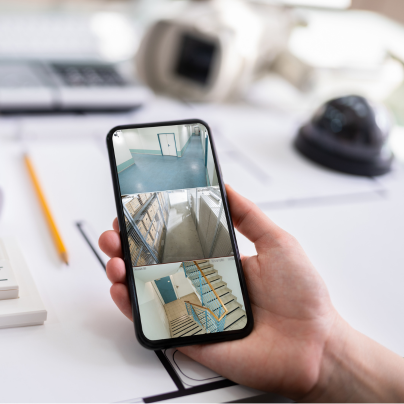 St. Paul security camera feed on cell phone